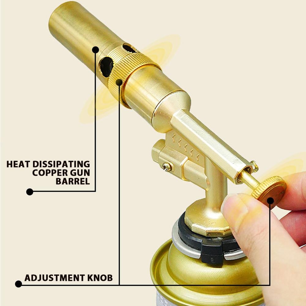 Portable Butane Gas Torch For Outdoor Welding BBQ Flamethrower Lighter For Camping Kitchen Use 4
