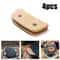 Wooden BBQ Pan Handle AntiScald Heat Resistant Insulated Grip Replacement For Sauce Grill Pan Gridd 4