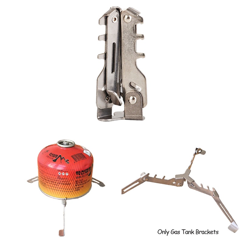 Folding Camping Gas Tank Stand Portable Tripod Canister Shelf For Outdoor Stove 1