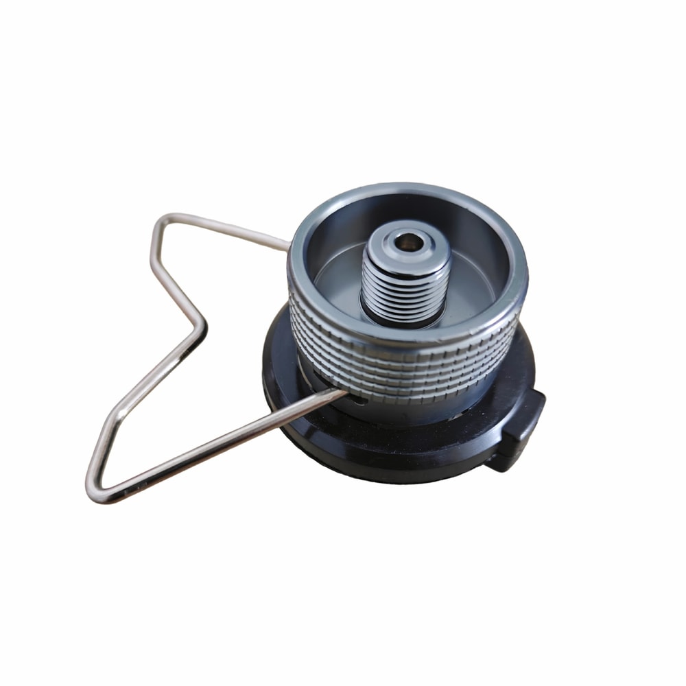 Portable Gas Tank Converter Adapter For Camping Hiking Butane Tank With Bracket 2