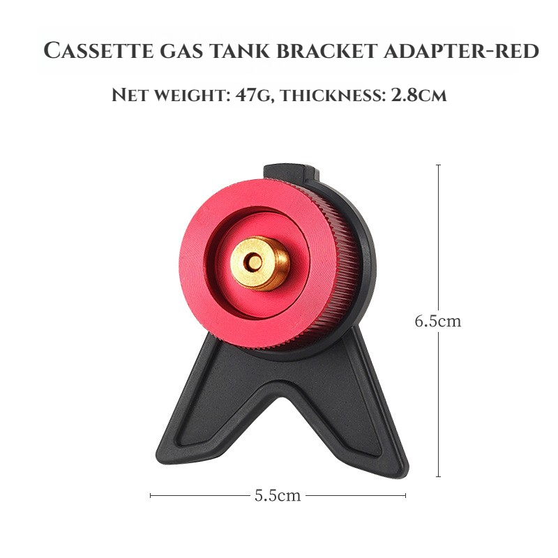 Butane Gas Adapter For Camping Stoves Portable Nozzle Bottle Conversion Joint With Screw Valve 8