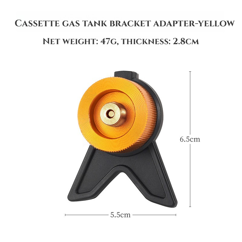 Butane Gas Adapter For Camping Stoves Portable Nozzle Bottle Conversion Joint With Screw Valve 9