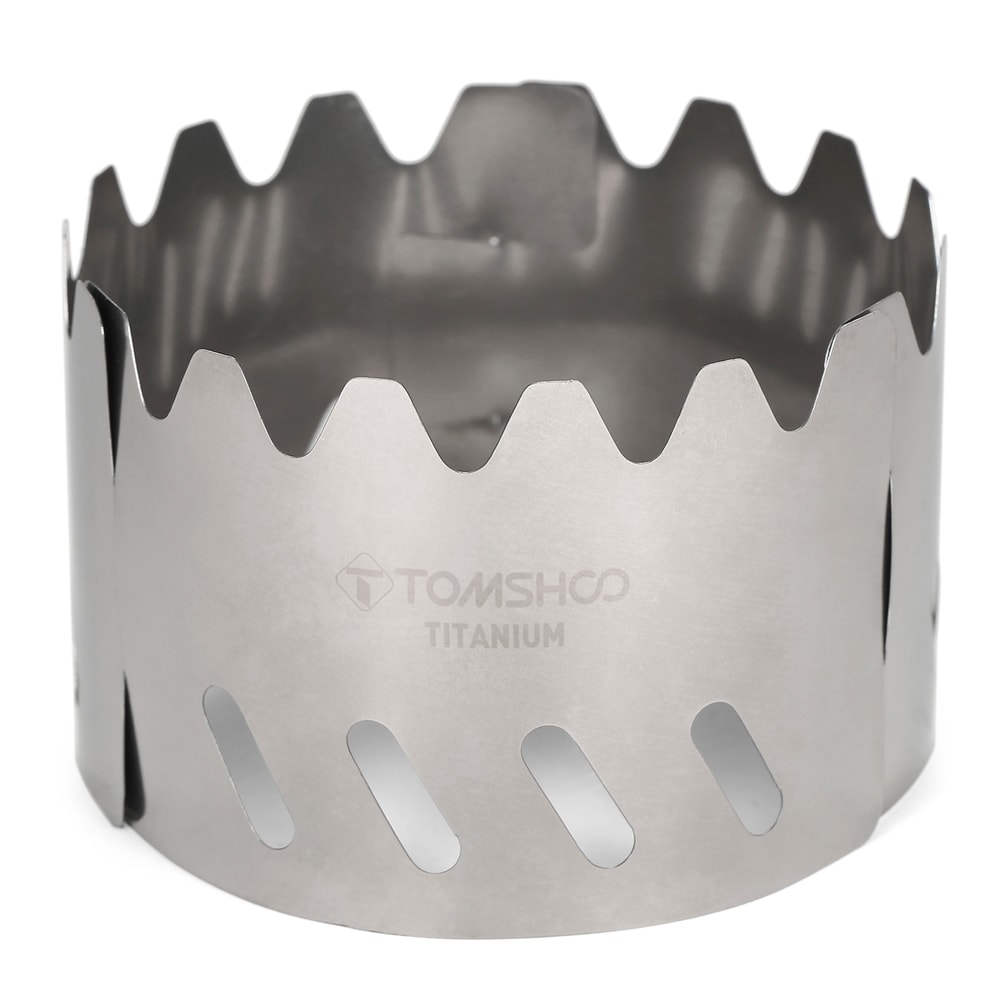 Portable Titanium Windscreen For Outdoor Camping Hiking Stoves 4