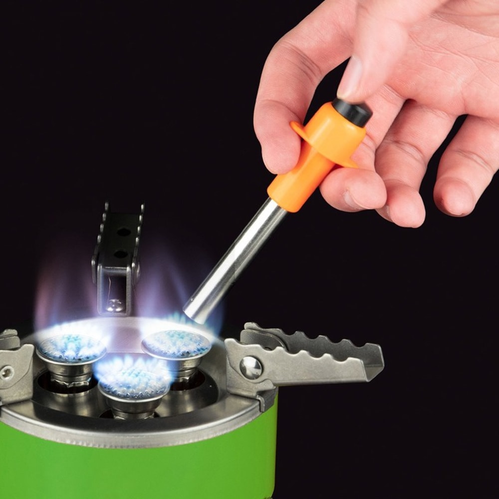Portable Outdoor Flame Thrower Lighter Electronic Igniter For Fishing Camping Hiking Cooking 4