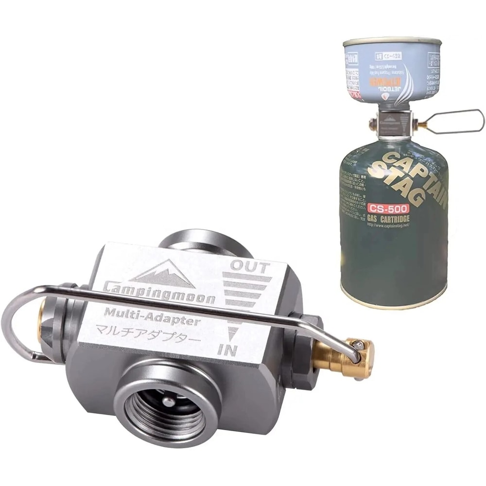 Outdoor Camping Gas Tank Multi Adapter Pressure Relief Valve Refilling Gas Tank Charging Adapter 2