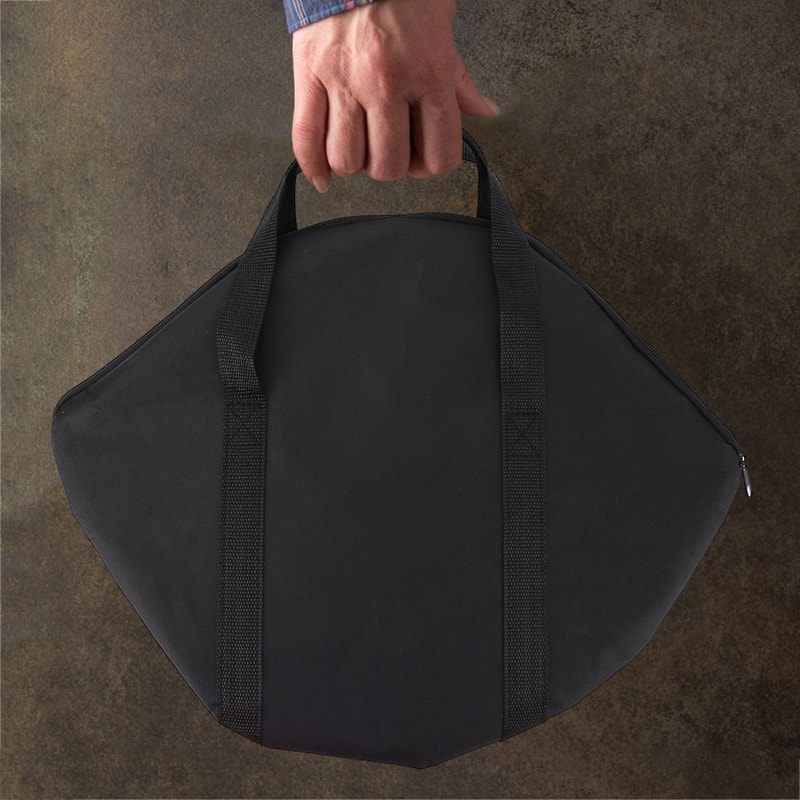 Waterproof BBQ Grilling Pan Carrying Case HeatResistant Skillet Bag With Handle For Outdoor Cooking 1