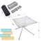Portable Fire Pit For Outdoor Camping BBQ And Backyard Quick Assembly Steel Mesh Fireplace 4