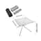 Portable Fire Pit For Outdoor Camping BBQ And Backyard Quick Assembly Steel Mesh Fireplace 3