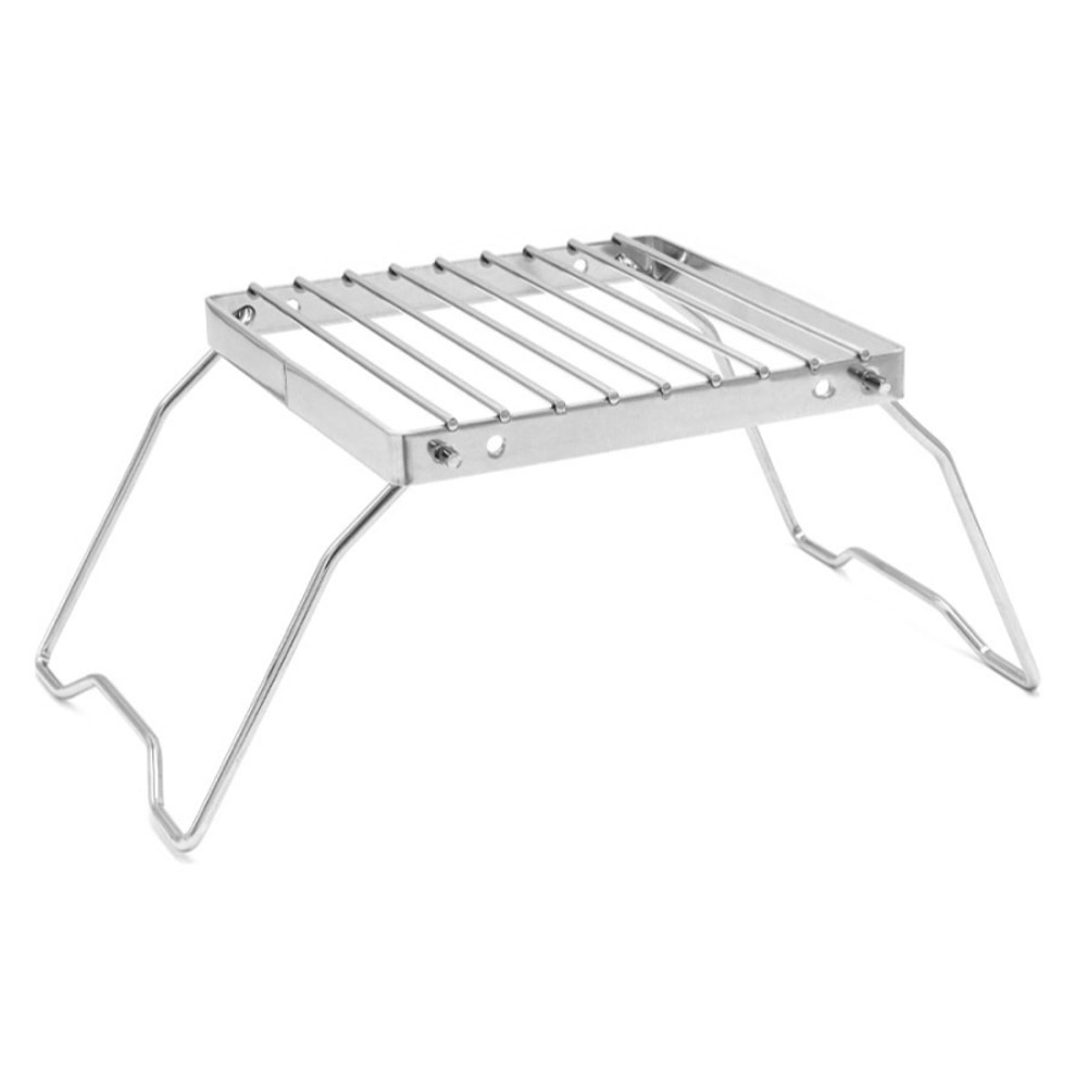 Portable Stainless Steel Camping Grill Foldable Mini Grill Rack Stand For Outdoor Cooking And Picni 6
