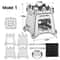 Portable Stainless Steel Camping Wood Stove Lightweight Foldable Perfect For Hiking BBQs Picnics 4
