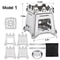 Portable Stainless Steel Camping Wood Stove Lightweight Foldable Perfect For Hiking BBQs Picnics 4