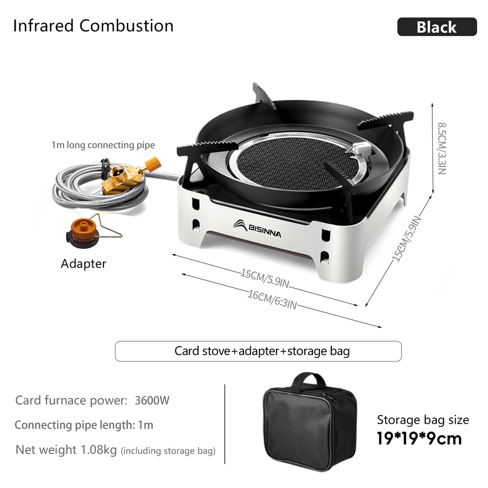 Portable Camping Stove Infrared Gas Burner Lightweight Backpacking Stove For Hiking And Outdoor Coo 6