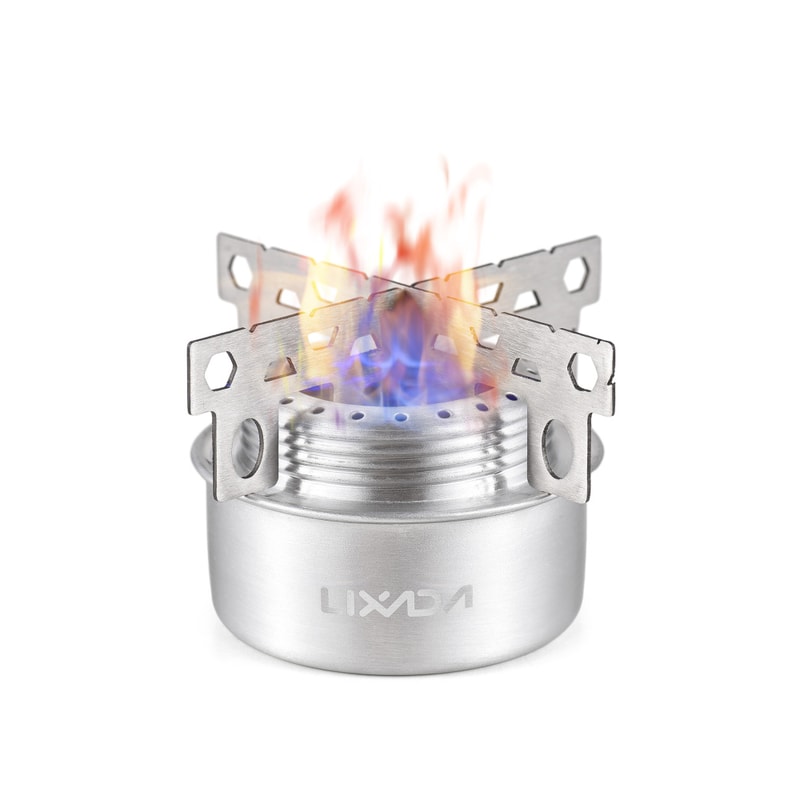 Outdoor Mini Alcohol Stove Lightweight Aluminum Alloy Cooking Stove For Camping Hiking And Backpack 2