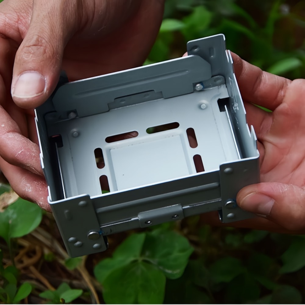 Portable Folding Camping Stove Outdoor Solid Alcohol Fuel Picnic Burner Mini Cooking Equipment 4