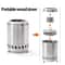 Portable Wood Burner Stove Stainless Steel Smokeless Campfire Stove For Outdoor Camping Hiking 5