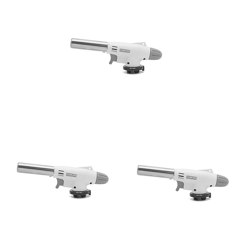 Adjustable Jet Blow Torch Lighter For BBQ Kitchen Butane Gas Lighter With Reversible Flame 5