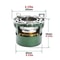 Portable Alcohol Stove For Camping Hiking Outdoor Cooking Compact Mini Barbecue Furnace 5