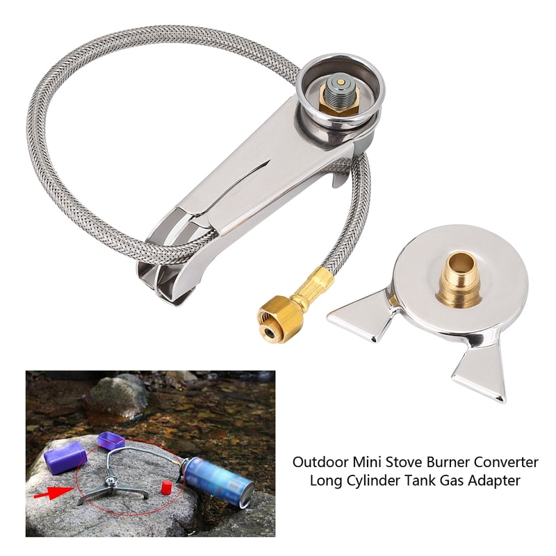 Outdoor Stove Adapter Converter For Cartridge Tank Essential Camping Hiking Cooking Accessory 2