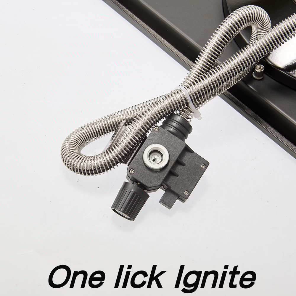 Stainless Steel Folding Gas Stove Windproof Picnic Grill With Copper Head Burner 3