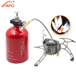 gasoline stove portable outdoor gas burner for camping & adventure