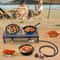 Portable Double Burner Gas Stove With Adjustable Regulator Hose For Camping BBQ 1