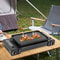 Double Head Barbecue Gas Stove With Baking Tray Ideal For Home And Outdoor Cooking 1