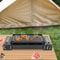 Double Head Barbecue Gas Stove With Baking Tray Ideal For Home And Outdoor Cooking 3