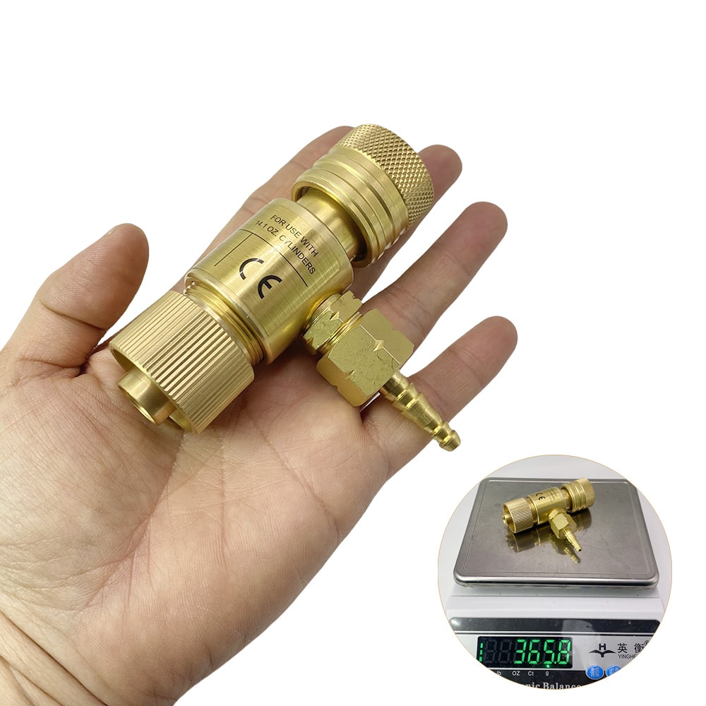 Oxygen Welded Gas Regulator MAPP Transfer Full Copper ExplosionProof Pressure Regulator Flat Tank S 3
