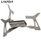Ultralight Titanium Folding Camping Stove Portable Outdoor Alcohol Stove For Easy Camp Cooking 0