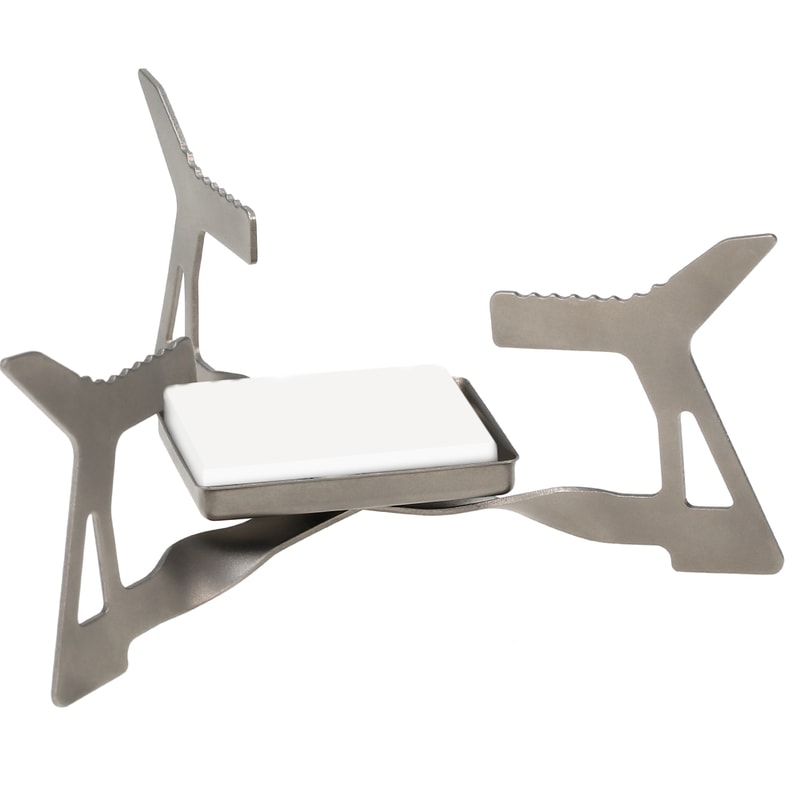 Ultralight Titanium Folding Camping Stove Portable Outdoor Alcohol Stove For Easy Camp Cooking 5