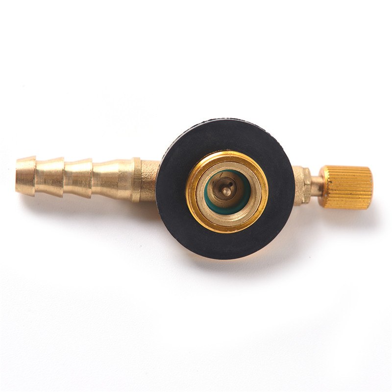 Outdoor Camping Gas Stove Valve Adapter Safe Switch For Flat Tank Cylinders 2