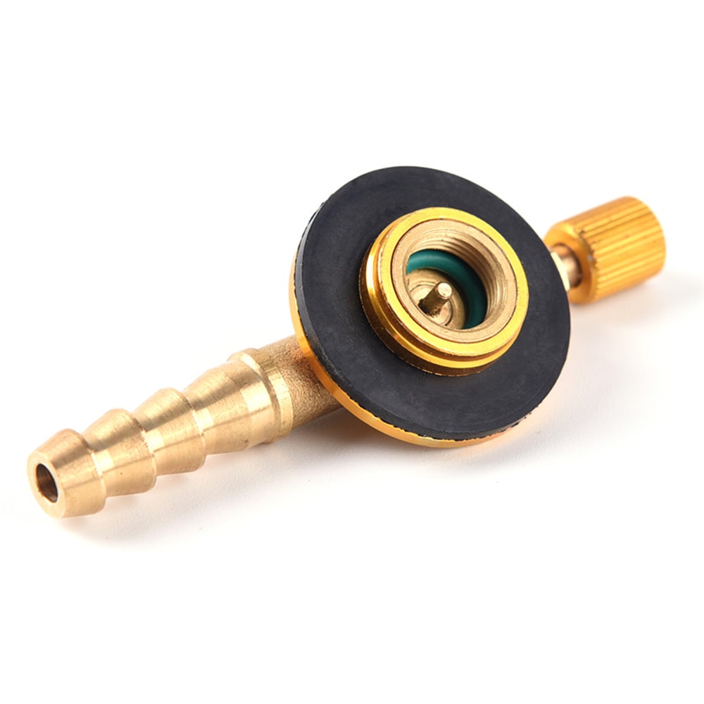 Outdoor Camping Gas Stove Valve Adapter Safe Switch For Flat Tank Cylinders 3