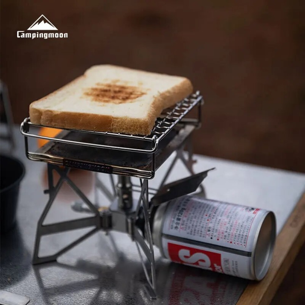 Portable Butterfly Stove for Camping, Hiking & Outdoor Cooking Windproof & Foldable Gas Stove