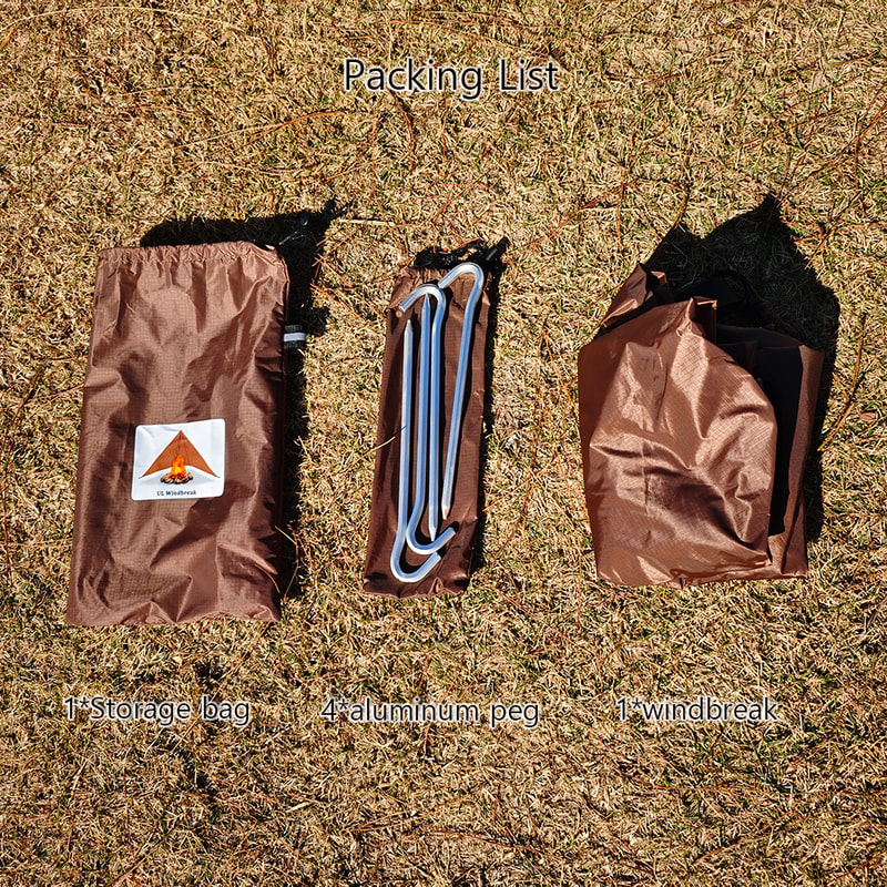 Windproof Camping Stove Shield Outdoor BBQ & Firewood Cooking Windbreak for Camping, Hiking, and BBQ Gear