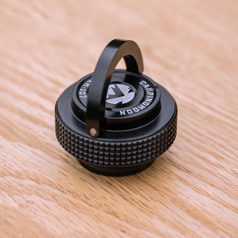 Camping Gas Tank Cap Lightweight Flat Gas Canister Cover With Magnet For Cassette Or Alpine Gas Tan 0