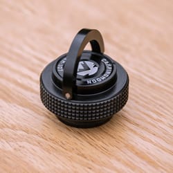 camping gas tank cap lightweight flat gas canister cover with magnet for cassette or alpine gas tanks