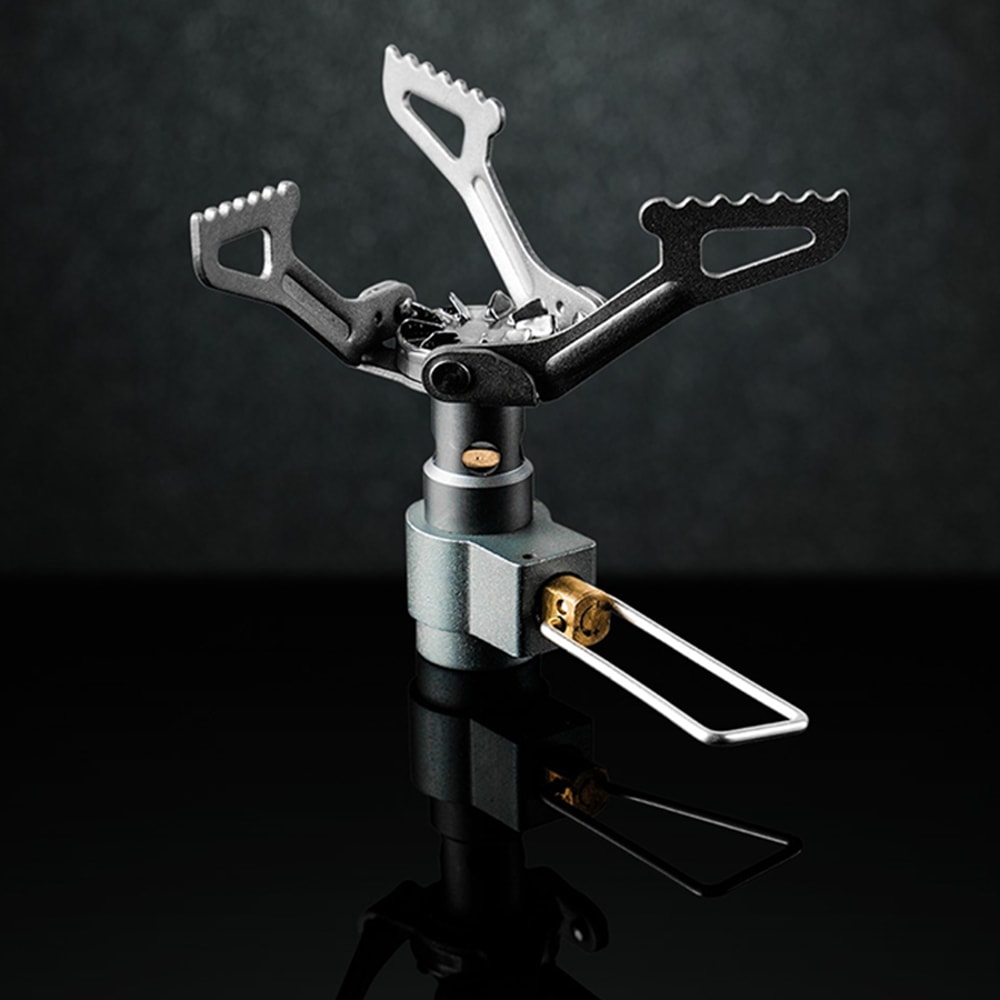 Portable Mini Titanium Camping Stove Compact Gas Burner For Outdoor Cooking Survival Picnic 2