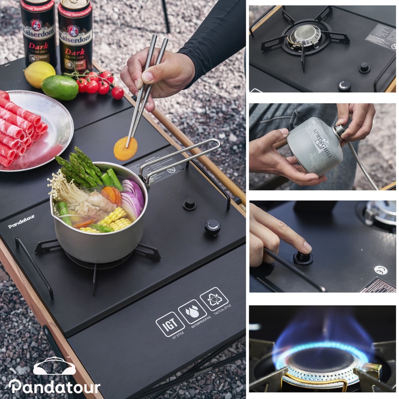 Outdoor Camping Stove Folding High Firepower OneTouch Stove For Terraces Camping 1