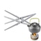 Portable Alcohol Stove Bracket Stainless Steel FourCorner Kettle Stand For Outdoor Camping 0