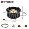 HighPower Camping Gas Stove Core Burner With Windproof Electronic Ignition For Outdoor Adventures 1