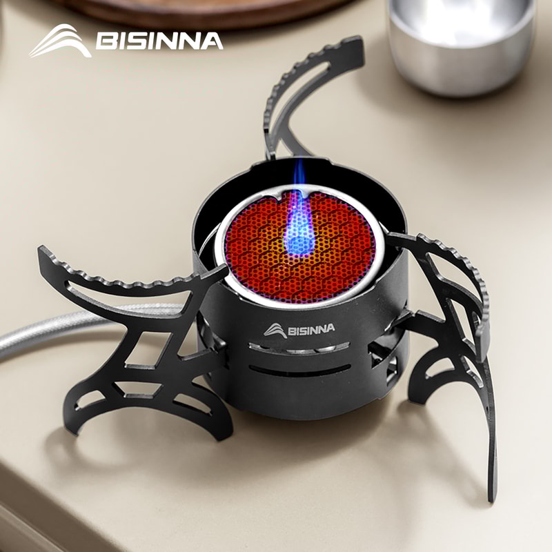 High Power Camping Infrared Gas Burner Ultralight Folding Stove For Hiking Picnic Camping 0