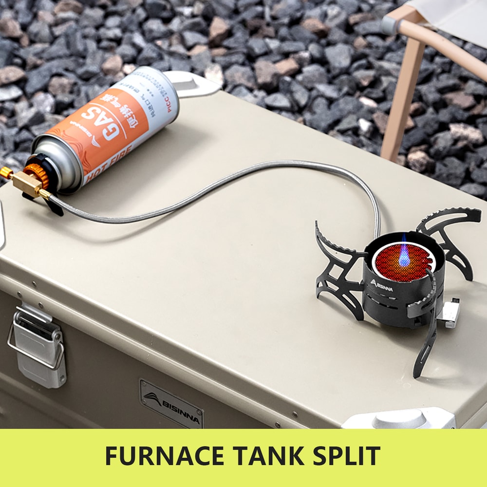 High Power Camping Infrared Gas Burner Ultralight Folding Stove For Hiking Picnic Camping 2