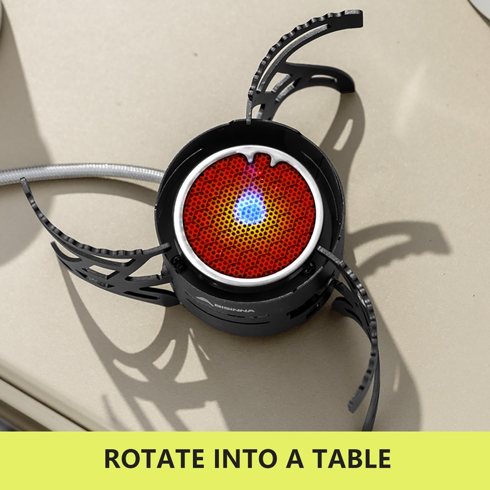 High Power Camping Infrared Gas Burner Ultralight Folding Stove For Hiking Picnic Camping 3