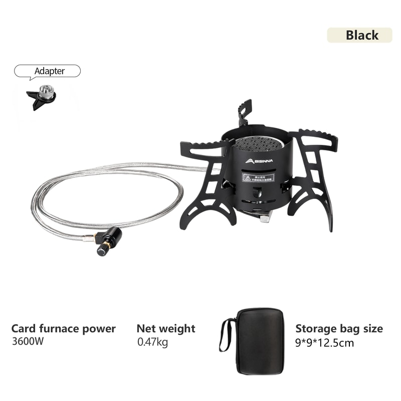 High Power Camping Infrared Gas Burner Ultralight Folding Stove For Hiking Picnic Camping 5
