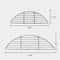 Portable Stainless Steel BBQ Grill Grate For Outdoor Cooking AntiScorch Grilling Mesh Steaming Rac 4