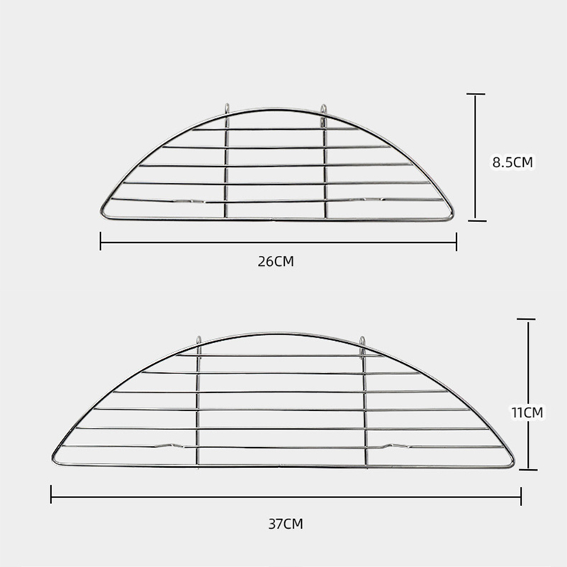 Portable Stainless Steel BBQ Grill Grate For Outdoor Cooking AntiScorch Grilling Mesh Steaming Rac 4