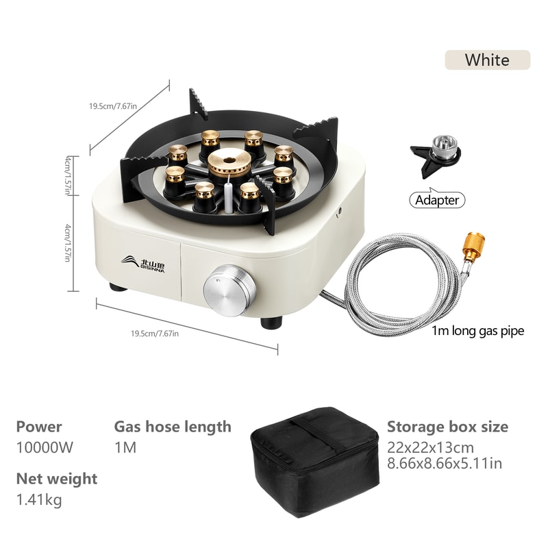 High Firepower Portable Camping Gas Stove Burner For Outdoor Adventures 6