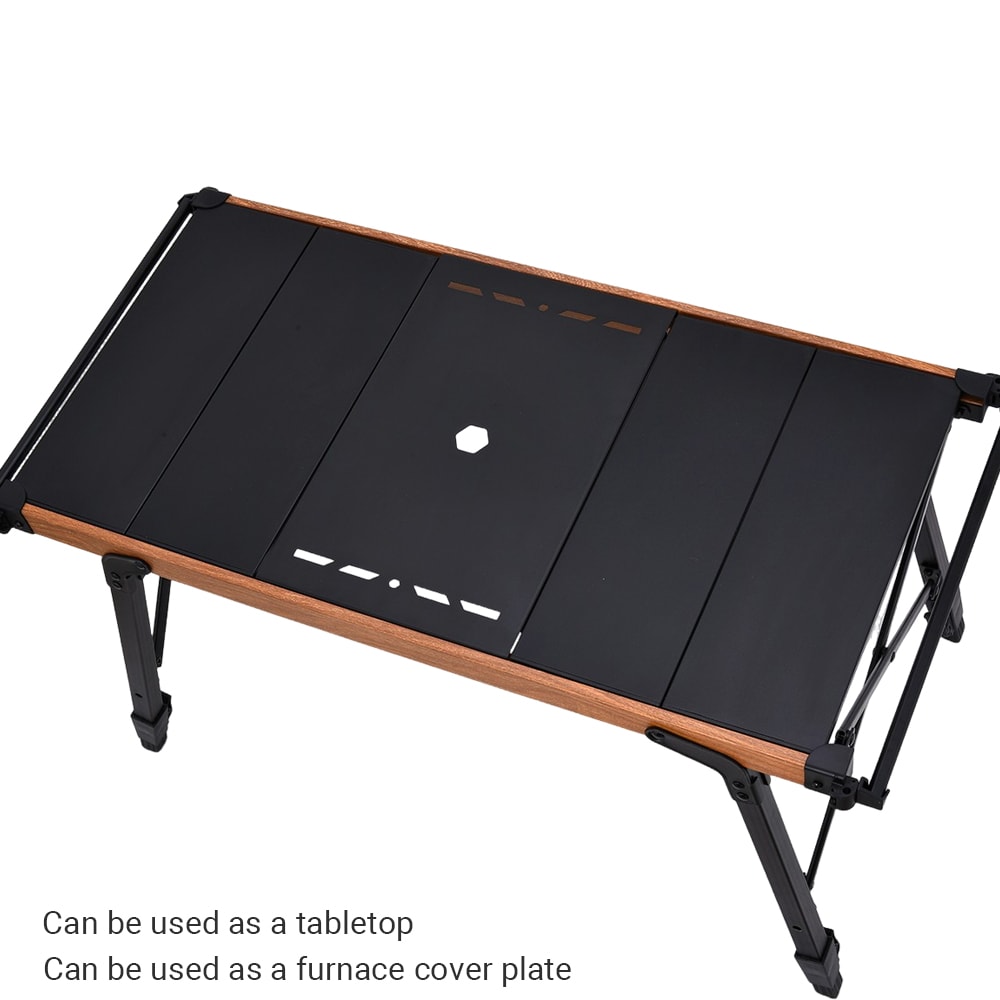 Portable Stainless Steel Camping Stove OneTouch Folding High Power Burner For Outdoors 4