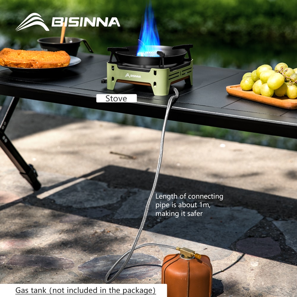 Camping Gas Burner Outdoor Portable Stove Powerful Butane Cooker For Camping And Picnics 3