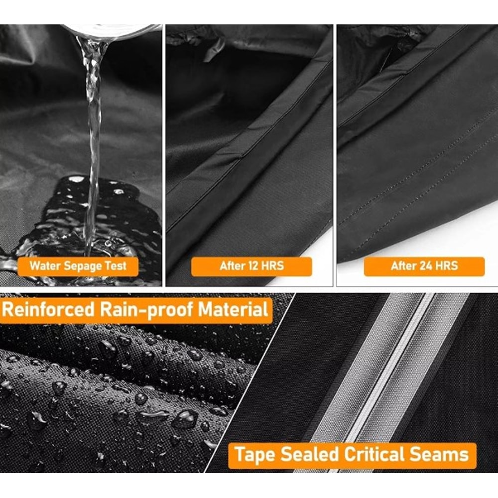 Waterproof BBQ Cover For Weber Round Outdoor Barbecue Oxford Cover 2